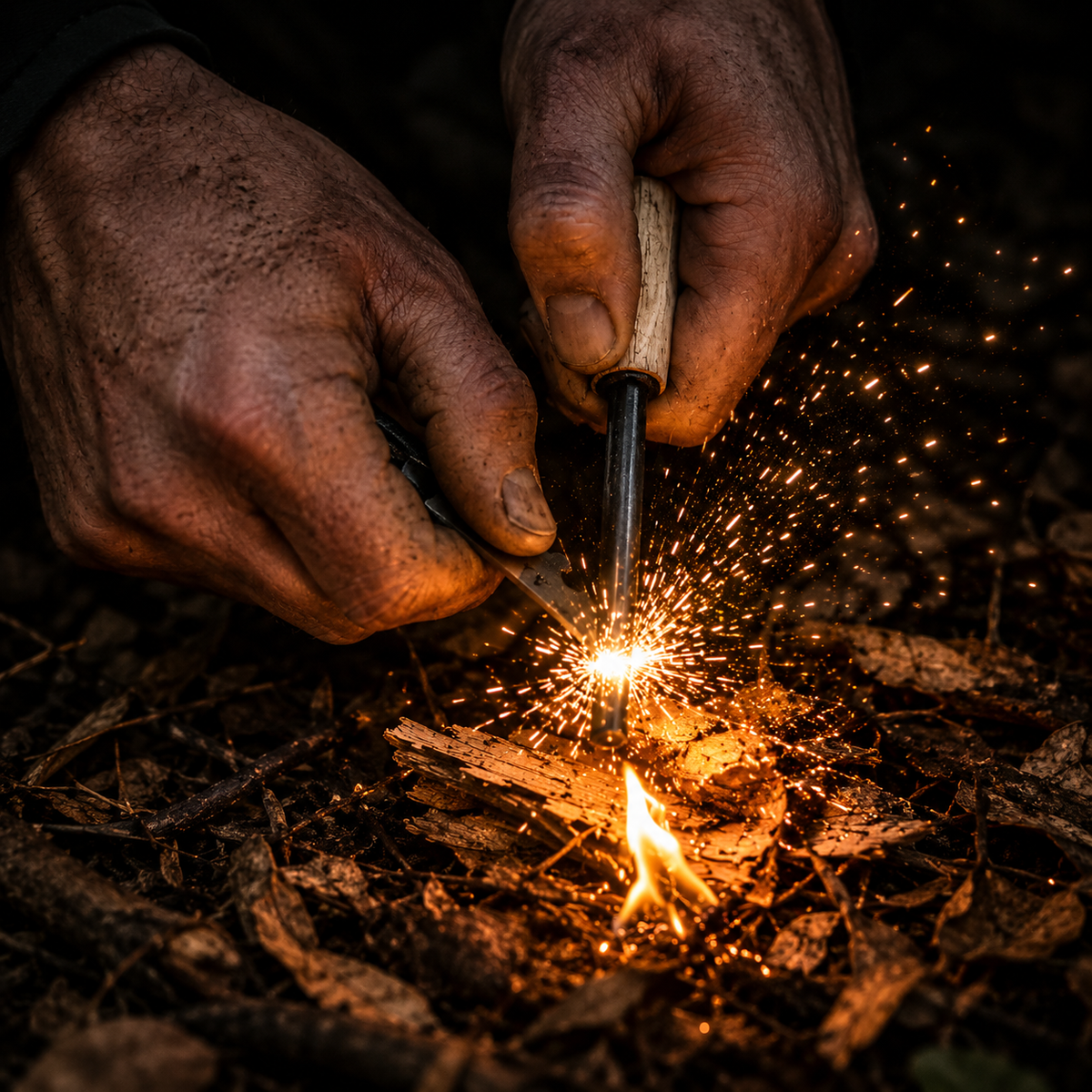 Pierre à feu — Kit survie