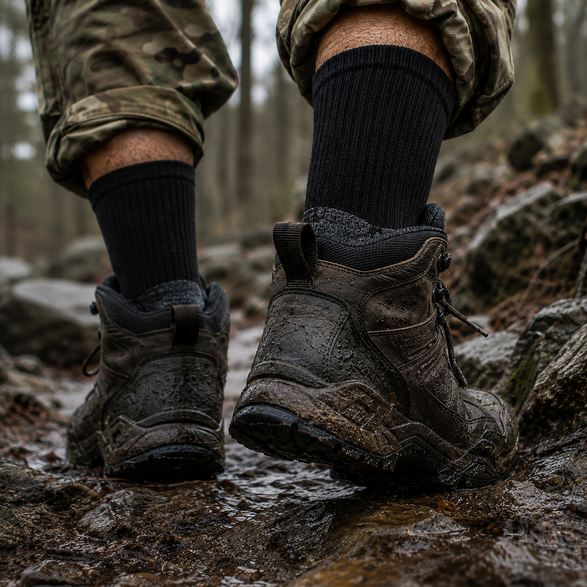 Chaussettes militaires renforcées