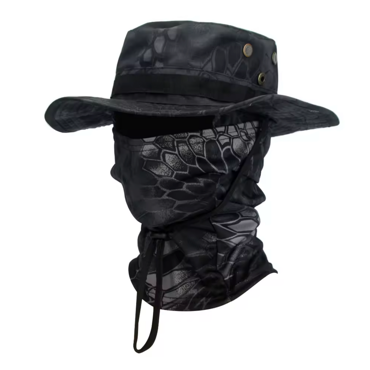 Chapeau + cagoule tactique
