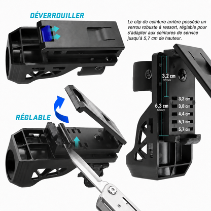 Étui rotatif pour lampe