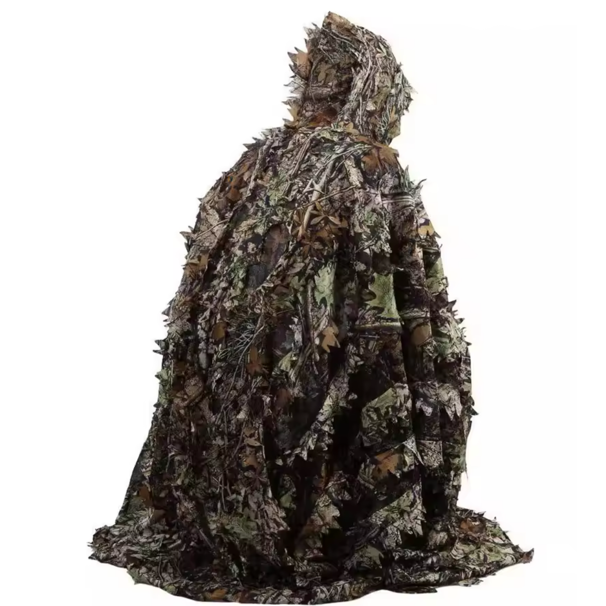 Poncho camouflage feuillage 3D